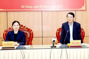 Bí thư Tỉnh ủy Tuyên Quang và Bí thư Tỉnh ủy Hà Giang làm Trưởng ban Chỉ đạo hợp nhất đơn vị hành chính hai tỉnh