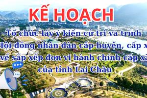 Lai Châu lấy ý kiến cử tri về sắp xếp đơn vị hành chính cấp xã