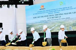 Long An: Khởi công, khánh thành 5 dự án, công trình trọng điểm chào mừng 50 năm Giải phóng miền Nam