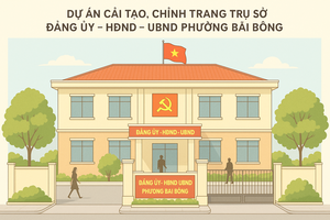 Thái Nguyên: Gói thầu cải tạo trụ sở tại thành phố Phổ Yên thi công vượt tiến độ