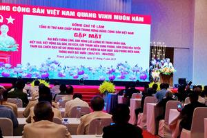 Tổng Bí thư Tô Lâm gặp mặt đại biểu tướng lĩnh, lực lượng tham gia Chiến dịch Hồ Chí Minh