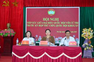 Bí thư Tỉnh ủy Tuyên Quang tiếp xúc cử tri tại huyện Chiêm Hóa