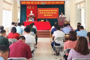 Cao Bằng: Cử tri gửi nhiều kiến nghị đến Đoàn Đại biểu Quốc hội