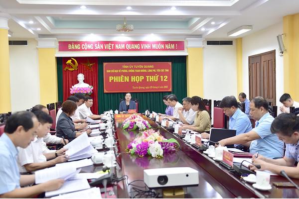 Làm tốt công tác kiểm tra, giám sát, thanh tra để phòng ngừa và phát hiện, xử lý tham nhũng, tiêu cực