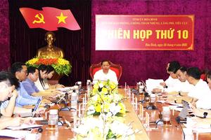 Hoà Bình: Quý I, công tác phòng, chống tham nhũng, lãng phí, tiêu cực đạt nhiều kết quả quan trọng