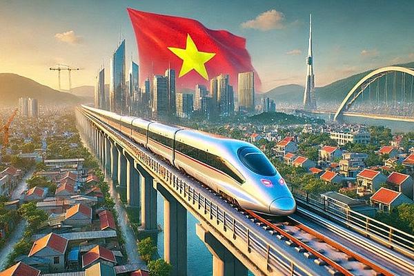 Khởi công xây dựng Dự án đường sắt tốc độ cao trên trục Bắc - Nam trước ngày 31/12/2026
