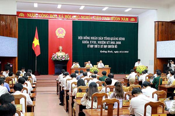 Quảng Bình thông qua Nghị quyết hợp nhất tỉnh, sắp xếp ĐVHC cấp xã