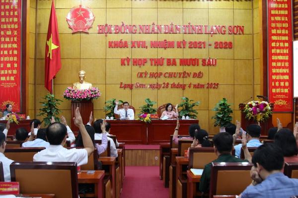 Lạng Sơn thông qua nghị quyết về sắp xếp đơn vị hành chính cấp xã, số lượng cán bộ