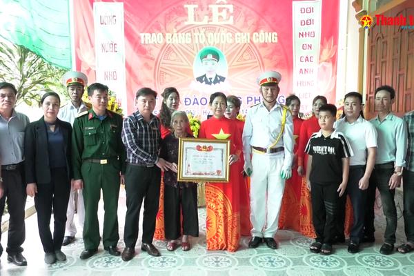 A lô Thanh tra số 18/2025: Hà Tĩnh: Thương binh 1/4 Đào Hồng Phong đã được công nhận liệt sỹ