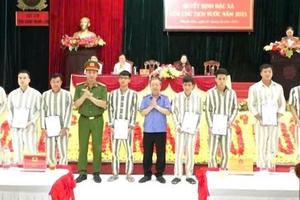 Thanh Hóa: 99 phạm nhân ở Trạm giam Thanh Lâm được đặc xá