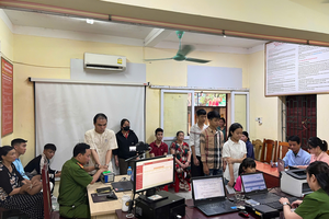 Thanh Hóa: Xuyên lễ làm căn cước và kích hoạt tài khoản định danh điện tử cho công dân