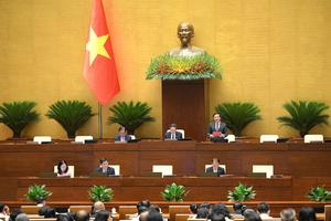 Quốc hội thông qua việc sửa Hiến pháp, tập trung phân định đơn vị hành chính