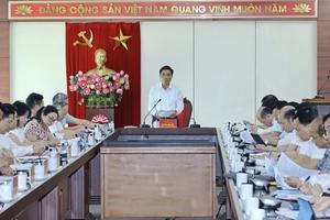 Bí thư Tỉnh uỷ làm việc với UBND thành phố Thanh Hoá về công tác sắp xếp đơn vị hành chính cấp xã