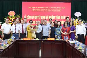 Bà Nguyễn Thị Hoa được bổ nhiệm làm Tổng Biên tập Tạp chí Văn hóa và Phát triển 