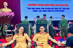 Công an tỉnh Tuyên Quang: Giọt máu nghĩa tình vì đồng đội thân yêu