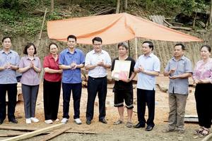 Cao Bằng: Kiểm tra công tác hỗ trợ xóa nhà tạm, nhà dột nát tại huyện Bảo Lâm