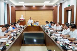 Họp Tổ Biên tập Văn kiện Đại hội Đảng bộ tỉnh Lào Cai (mới) nhiệm kỳ 2025 – 2030