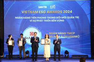 SeABank được vinh danh “Ngân hàng tiên phong trong đổi mới quản trị vì sự phát triển bền vững” tại Vietnam ESG Awards