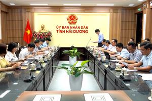 Tổ công tác số 01 của Thanh tra Chính phủ làm việc tại Hải Dương