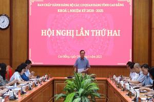 Cao Bằng: Tạo sự đồng thuận trong đội ngũ cán bộ, đảng viên để đại hội các cấp thành công tốt đẹp