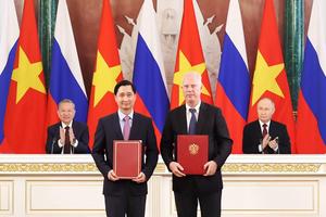 Tổng thống Nga Putin và Tổng Bí thư Tô Lâm chứng kiến hợp tác của VNVC về nghiên cứu và sản xuất vắc xin công nghệ hiện đại