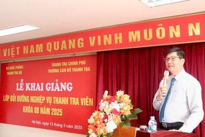 Hơn 60 cán bộ thanh tra thuộc Bộ Quốc phòng tham dự khoá bồi dưỡng nghiệp vụ Thanh tra viên