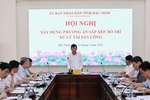 Bắc Ninh xây dựng phương án sắp xếp, xử lý tài sản công