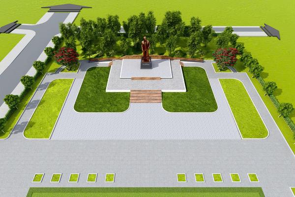 Tượng đài "Bác Hồ về thăm quê" sẽ được khánh thành tại Lễ hội Làng Sen