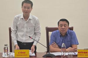 Tổ công tác số 2 của Thanh tra Chính phủ làm việc với UBND tỉnh Quảng Bình