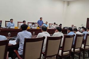 Phó Tổng Thanh tra Chính phủ Lê Tiến Đạt làm việc với tỉnh Nghệ An về các vụ việc khiếu nại kéo dài