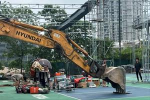 Hà Nội cưỡng chế vi phạm trật tự xây dựng tại Khu Đô thị mới Cầu Giấy