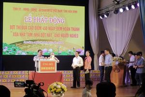 Hoà Bình quyết tâm hoàn thành Chương trình xoá nhà tạm, nhà dột nát trong tháng 5/2025