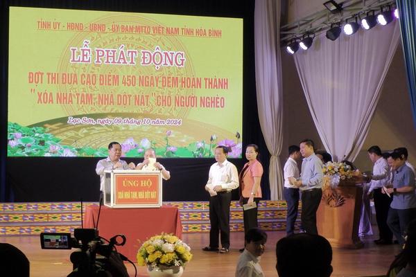 Hoà Bình quyết tâm hoàn thành Chương trình xoá nhà tạm, nhà dột nát trong tháng 5/2025