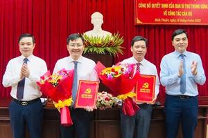 Bình Thuận công bố Quyết định của Ban Bí thư Trung ương Đảng về công tác cán bộ