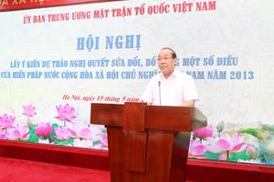 Sửa đổi, bổ sung Hiến pháp là việc rất hệ trọng, rất thiêng liêng của cả hệ thống chính trị