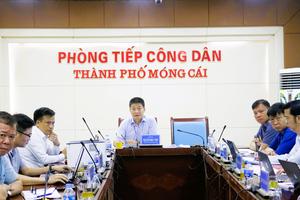 Quảng Ninh: TP Móng Cái tiếp công dân định kỳ