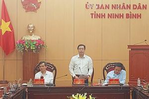 Tổ Công tác số 01 của Thanh tra Chính phủ làm việc với tỉnh Ninh Bình