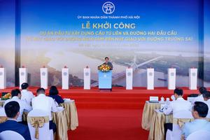 Thủ tướng dự lễ khởi công cầu Tứ Liên