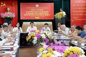 Nam Định: Lấy ý kiến dự thảo Nghị quyết sửa đổi, bổ sung một số điều của Hiến pháp năm 2013