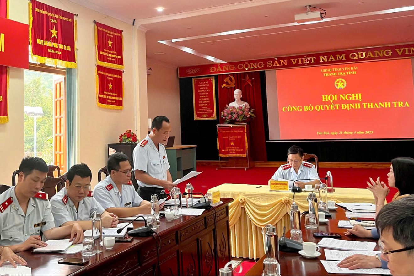 Thanh tra tỉnh Yên Bái triển khai hiệu quả nhiệm vụ trọng tâm 5 tháng đầu năm