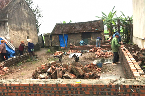 Nam Định: Đẩy nhanh tiến độ xoá nhà tạm, nhà dột nát cho hộ nghèo, hộ cận nghèo