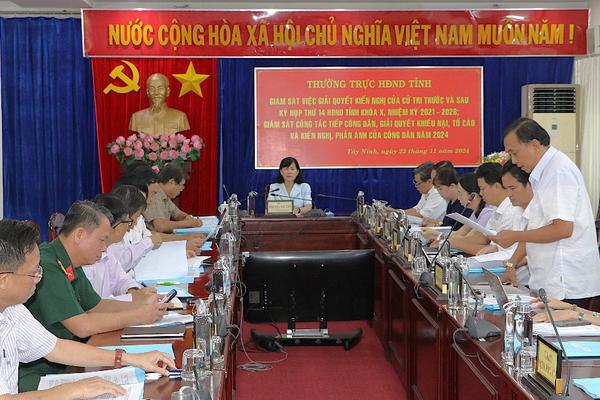 Tây Ninh: Rà soát, xử lý dứt điểm các vụ việc khiếu kiện đông người, phức tạp, kéo dài