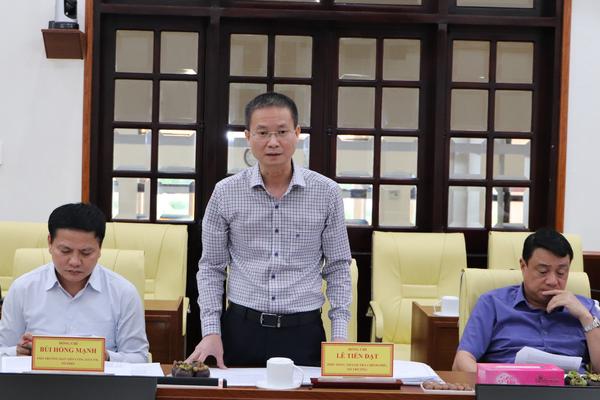Phó Tổng Thanh tra Chính phủ Lê Tiến Đạt làm việc với tỉnh Đắk Nông