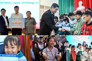 Tân Hiệp Phát luôn quan tâm trẻ em trong hành trình phụng sự xã hội
