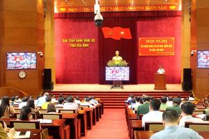 Hoà Bình thể chế hoá chủ trương của Đảng về phòng, chống tham nhũng, tiêu cực thành pháp luật