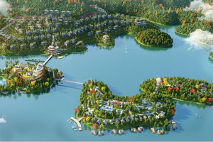 Flamingo Majestic Island Resort: Đón sóng đầu tư quần đảo retreat hồ Núi Cốc