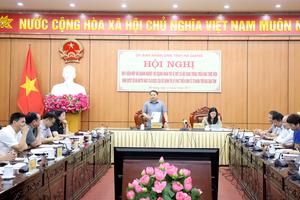 Hà Giang: Lấy ý kiến cộng đồng doanh nghiệp triển khai thực hiện Nghị quyết 68-NQ/TW