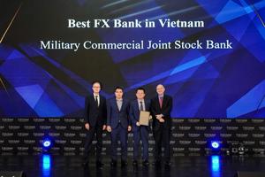 MB hai năm liên tiếp nhận danh hiệu “Ngân hàng ngoại hối tốt nhất Việt Nam” từ The Asian Banker
