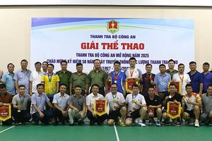 Thúc đẩy phong trào rèn luyện sức khoẻ trong cán bộ, chiến sĩ Thanh tra Công an Nhân dân