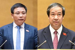 2 Bộ trưởng Nguyễn Văn Thắng và Nguyễn Kim Sơn sẽ trả lời chất vấn nhiều vấn đề “nóng”